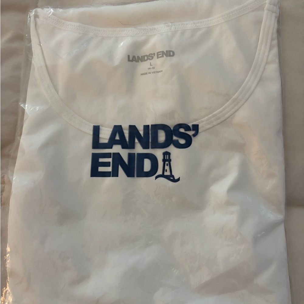 New in packaging Lands' End Classic White Tee